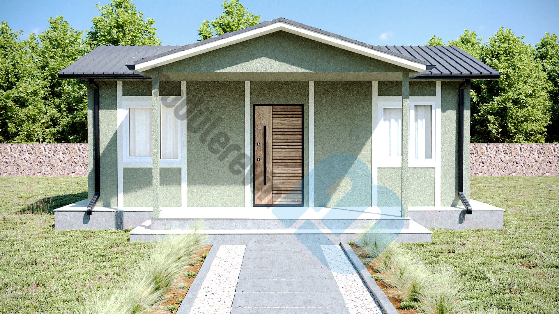 45m² 1+1 Hafif Çelik Ev