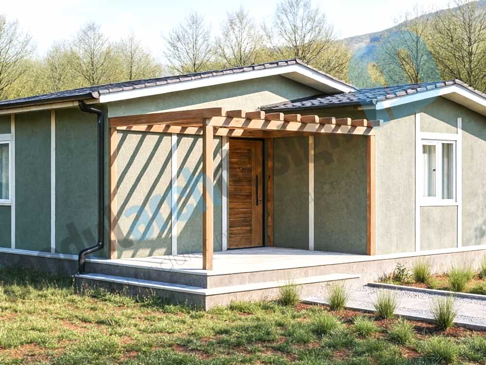 55m² Tek Katlı 2+1 Prefabrik Ev