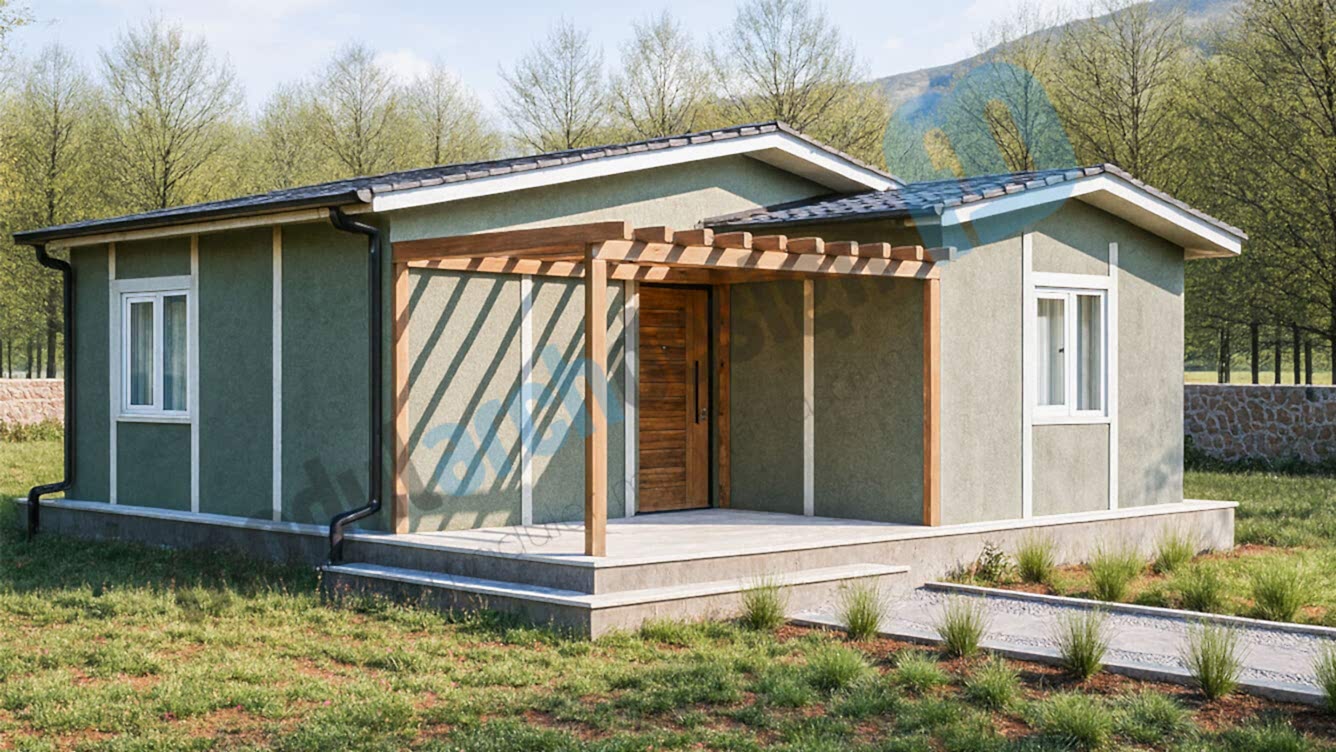 55m² Tek Katlı 2+1 Prefabrik Ev