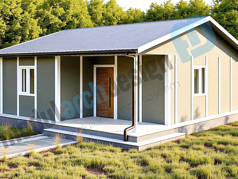 65m² Tek Katlı 2+1 Prefabrik Ev
