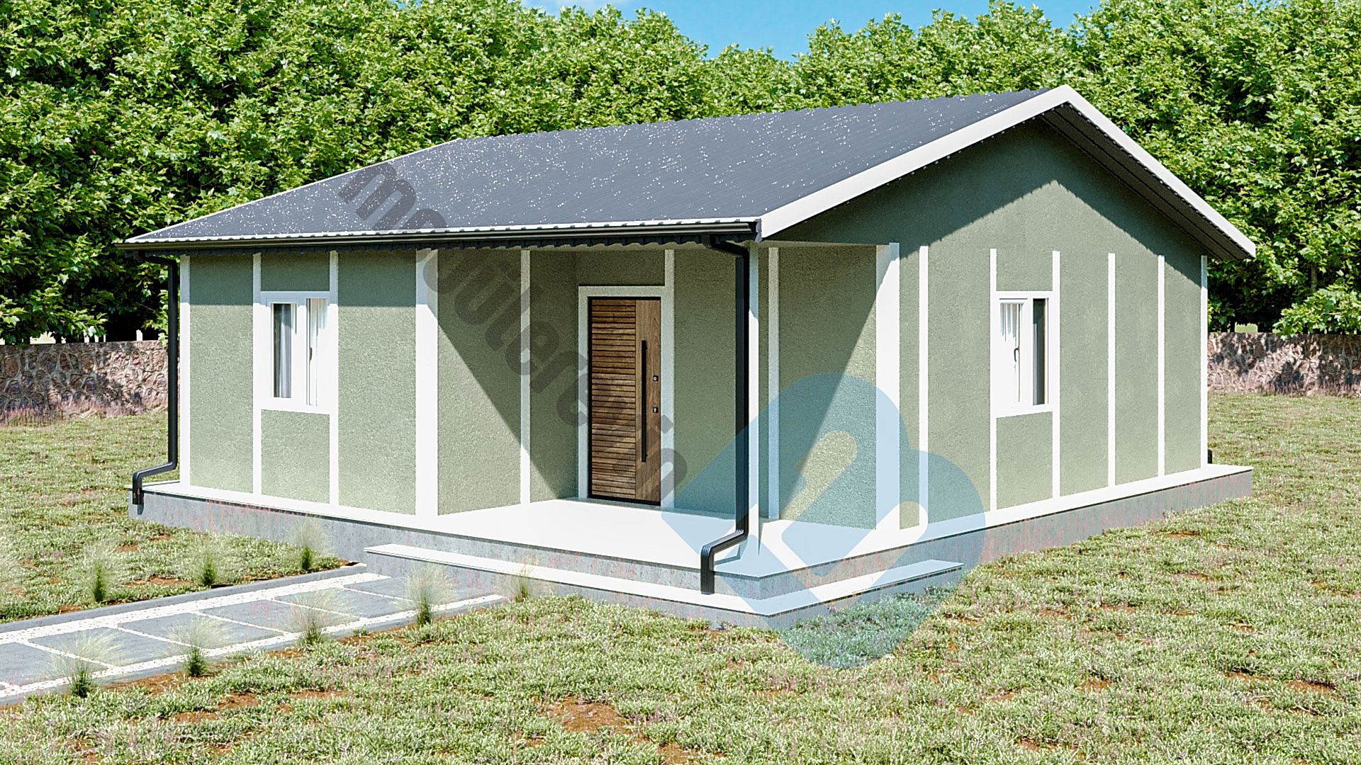 65m² 2+1 Hafif Çelik Ev