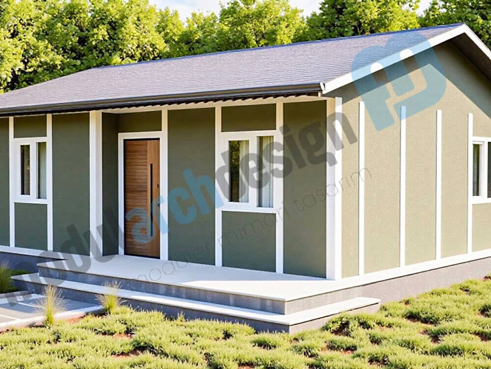 75m² Tek Katlı 2+1 Prefabrik Ev