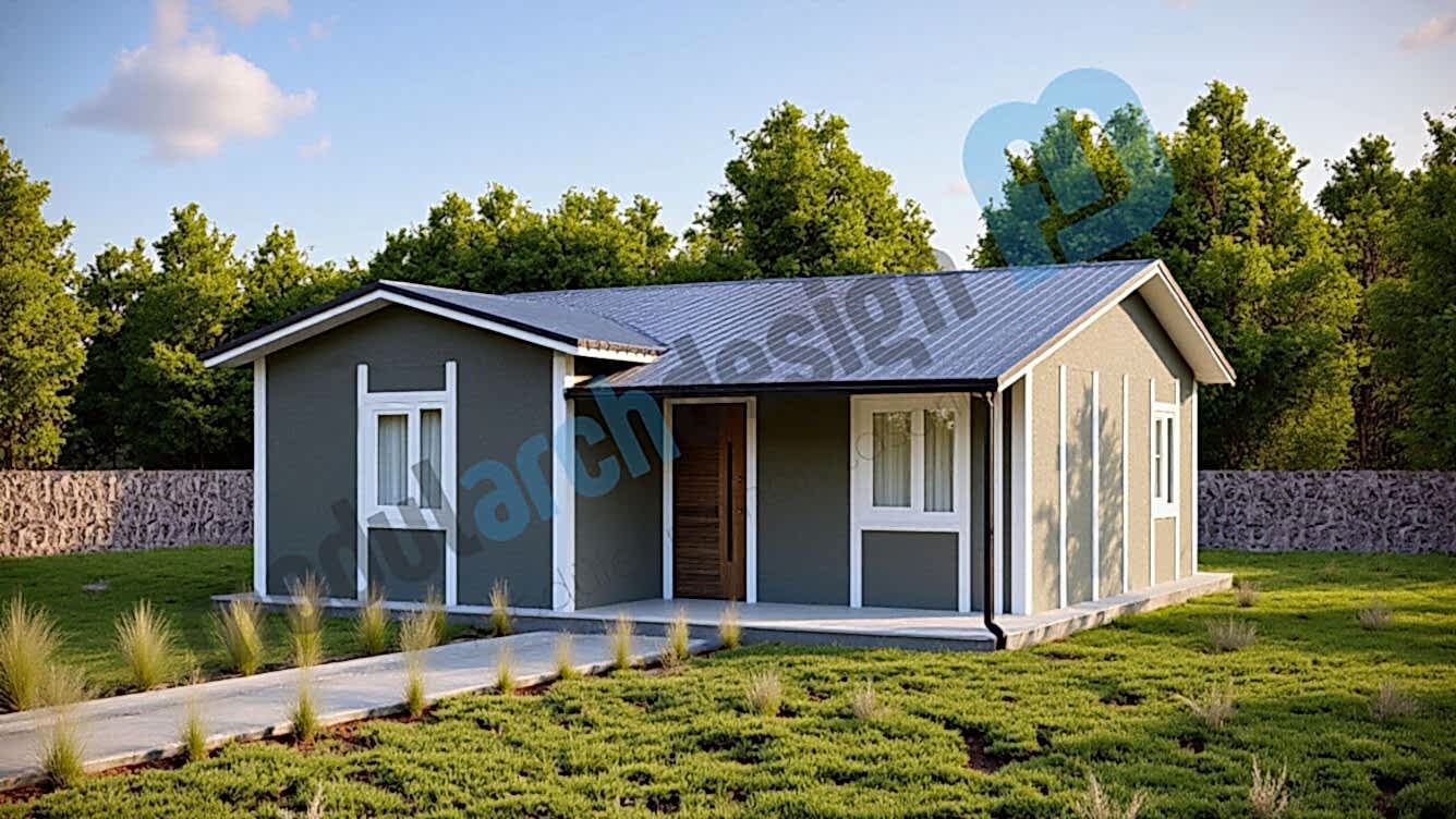 80m² Tek Katlı 3+1 Prefabrik Ev