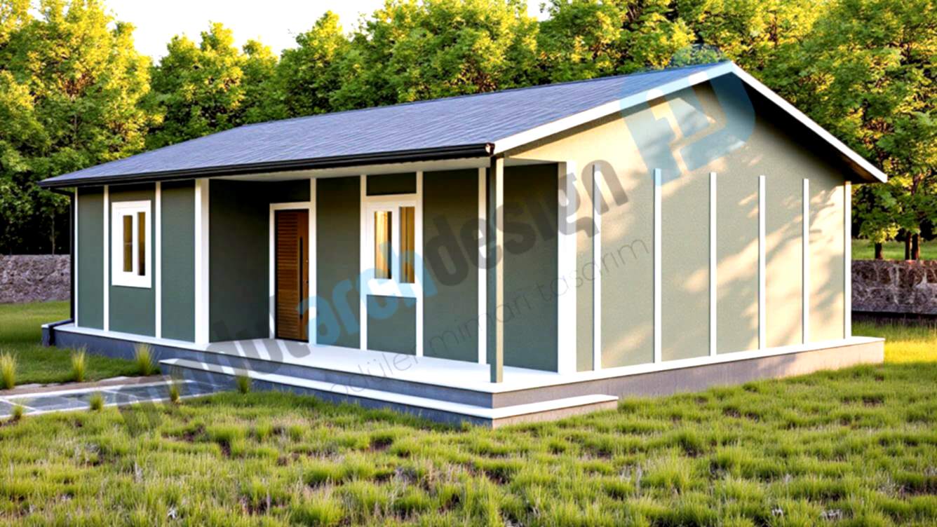 90m² Tek Katlı 3+1 Prefabrik Ev