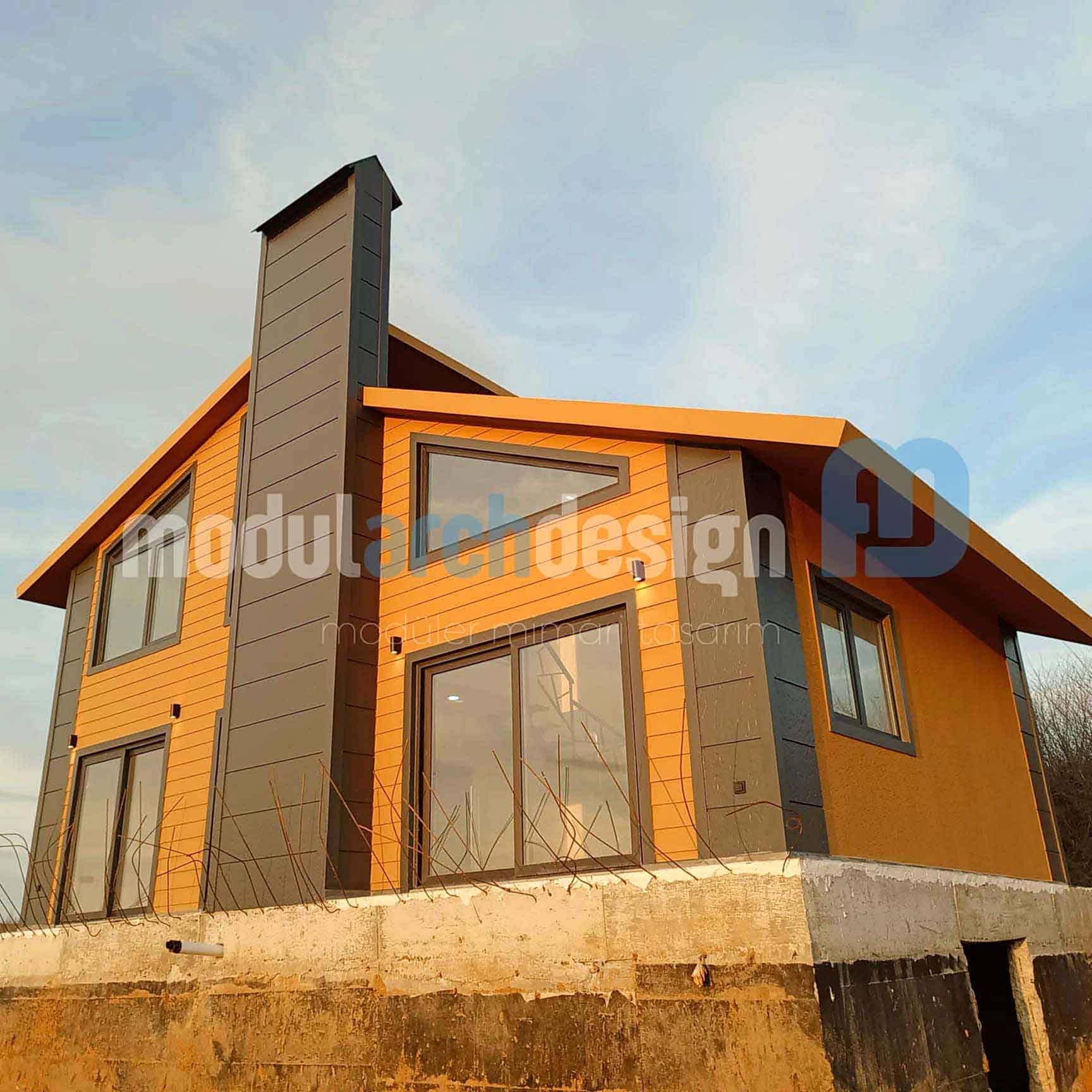 Edirne Hafif Çelik Ev - Kırcasalih 100m² 3+1