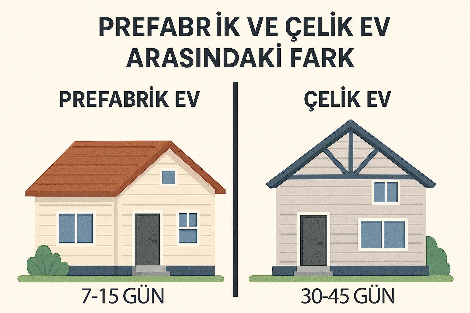 Hafif Çelik Ev mi Prefabrik Ev mi? 2026 Kapsamlı Karşılaştırma Rehberi
